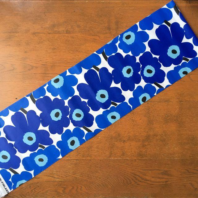 marimekko - マリメッコ カットクロス 20×69cm ラミネート ミニウニッコ 青の通販 by bosque.'s shop