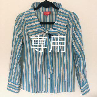 ヴィヴィアンウエストウッド(Vivienne Westwood)のvivienne westwood ボウタイ付きブラウス(シャツ/ブラウス(長袖/七分))