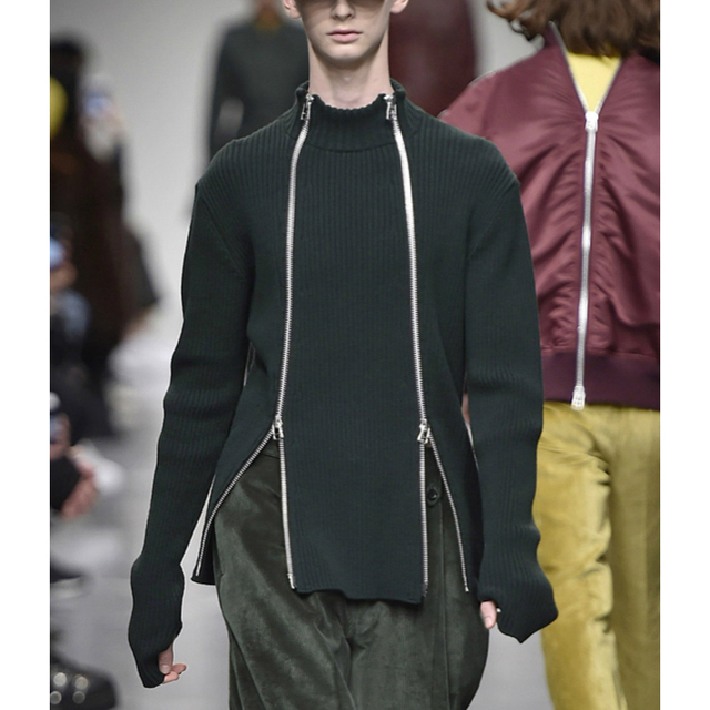 JOHN LAWRENCE SULLIVAN - JHONLAWRENCESULLIVAN 17aw ジップニットの