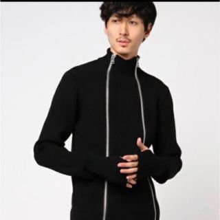 JOHN LAWRENCE SULLIVAN - JHONLAWRENCESULLIVAN 17aw ジップニットの