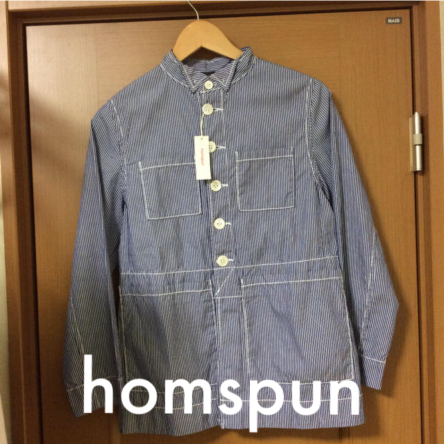 大幅値引き！新品未使用タグ付き✴︎homspum✴︎カバーオール シャツ