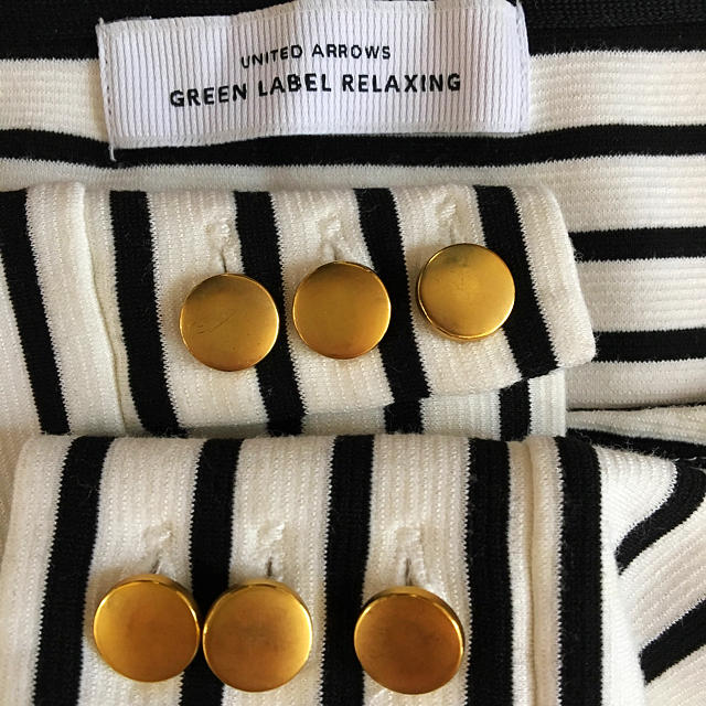 UNITED ARROWS green label relaxing(ユナイテッドアローズグリーンレーベルリラクシング)の七分袖ボーダーカットソー レディースのトップス(カットソー(長袖/七分))の商品写真