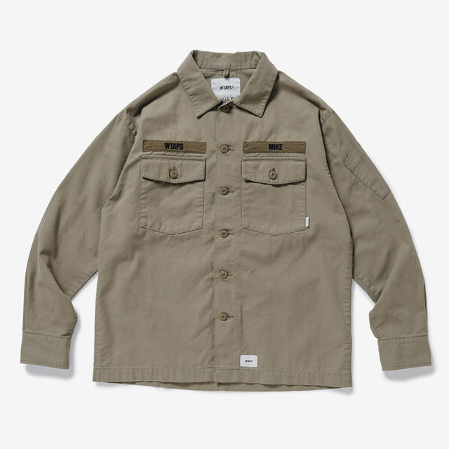 Mサイズ WTAPS 19SS BUDS LS 01 / SHIRT サンド