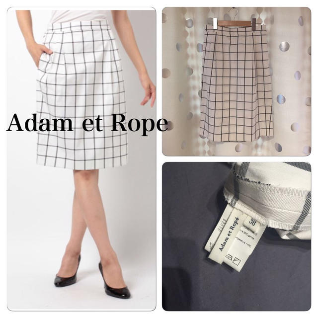 Adam et Rope'(アダムエロぺ)のお取り置き6月4日まで レディースのスカート(ひざ丈スカート)の商品写真