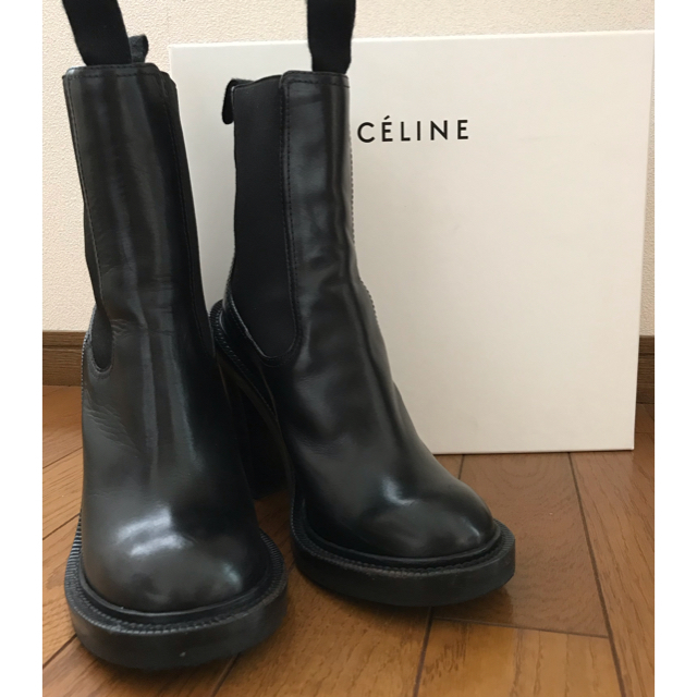 素晴らしい品質 celine - 限界値！最終！早い者勝ち定価16万円 希少CELINEセリーヌ サイドゴアブーツ ブーツ - covid19