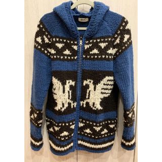 ロンハーマン(Ron Herman)のRHC ロンハーマン 18AW フードカウチン ネイビー サイズM(ニット/セーター)