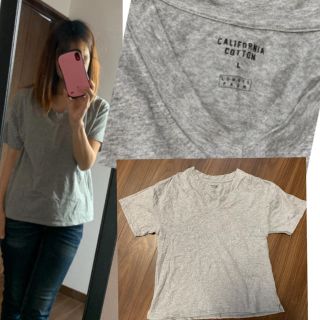 ローリーズファーム(LOWRYS FARM)のローリーズファーム グレー ティシャツ(Tシャツ(半袖/袖なし))