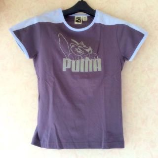 プーマ(PUMA)のPUMA＊Tシャツ/グレー&水色(Tシャツ/カットソー(半袖/袖なし))