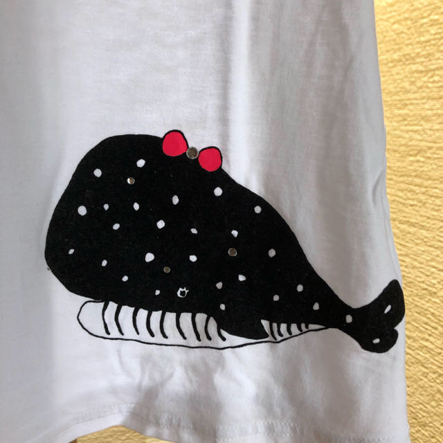 franche lippee(フランシュリッペ)のfranche lippee クジラ Tシャツ レディースのトップス(Tシャツ(半袖/袖なし))の商品写真