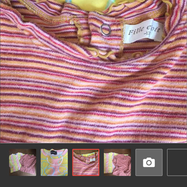 女児二枚セット 130 キッズ/ベビー/マタニティのキッズ服女の子用(90cm~)(Tシャツ/カットソー)の商品写真