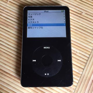 アップル(Apple)のApple ipod 第5世代 ブラック 30GB(ポータブルプレーヤー)