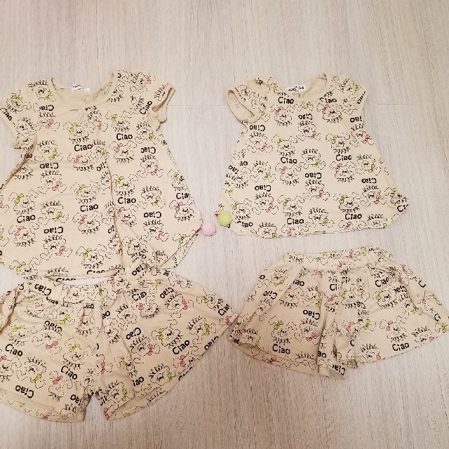 セットアップ　 キッズ/ベビー/マタニティのキッズ服女の子用(90cm~)(Tシャツ/カットソー)の商品写真