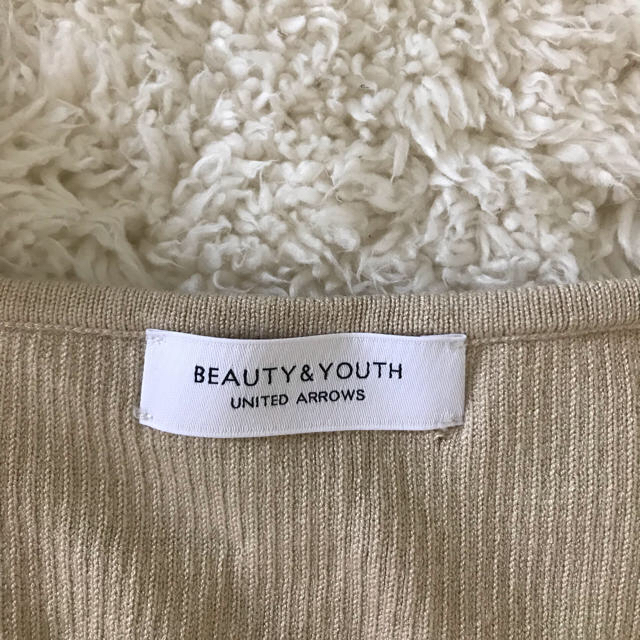 BEAUTY&YOUTH UNITED ARROWS(ビューティアンドユースユナイテッドアローズ)の【メリー様専用】【beauty&youth】ショート丈ニットトップス レディースのトップス(Tシャツ(半袖/袖なし))の商品写真