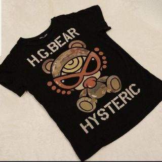 ヒステリックミニ(HYSTERIC MINI)のカモ柄テディ　BIGTシャツ(Tシャツ/カットソー)