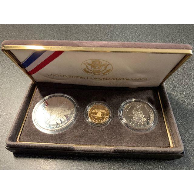 アメリカ議会 200周年 記念 金貨 銀貨 白銅貨 1989年 - 貨幣