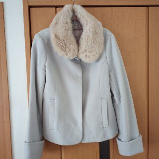 ミッシュマッシュ(MISCH MASCH)の【美品❢】MISCH MASCH ファー付ショートコート(毛皮/ファーコート)