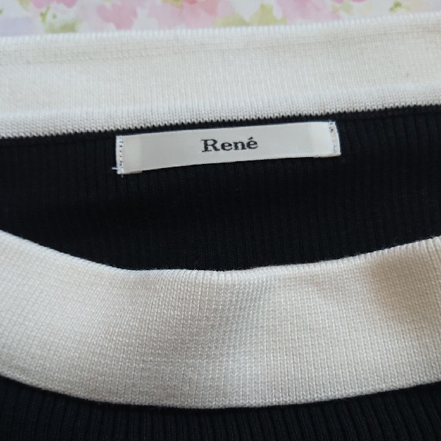 René(ルネ)のRene 白襟エンブレムニット レディースのトップス(ニット/セーター)の商品写真