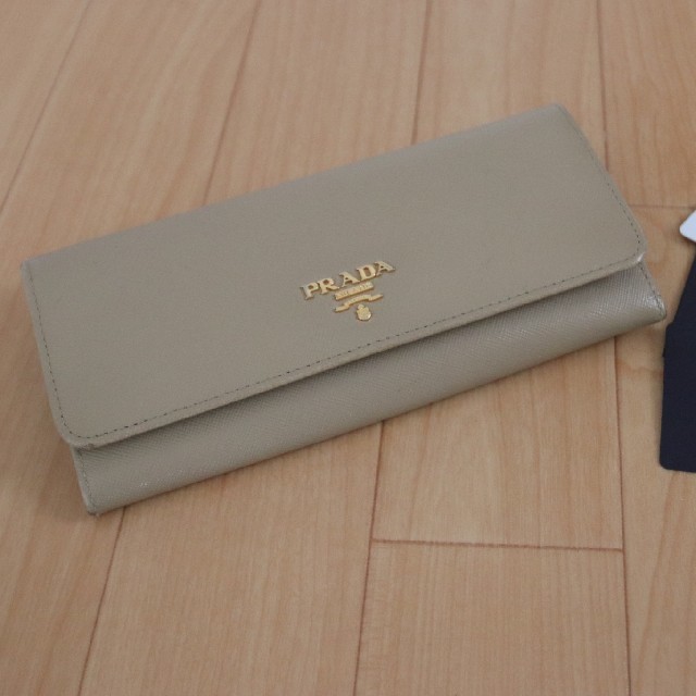 PRADA サフィアーノ 長財布 ギャランティカード有り | フリマアプリ ラクマ