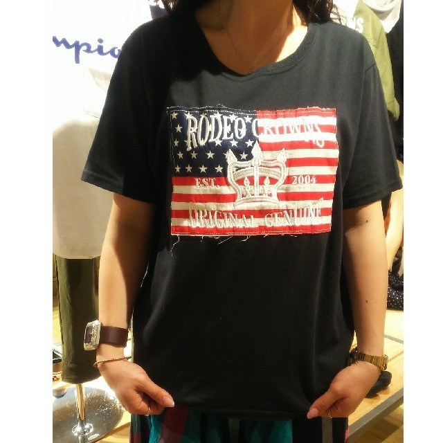 売約済み イオンモール成田店DENIMジュエリーBOXとクッションとTシャツ黒L