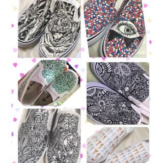 バンズボルト(VANS VAULT)の世界に１つのオリジナルスリッポン ハンドメイド(スニーカー)