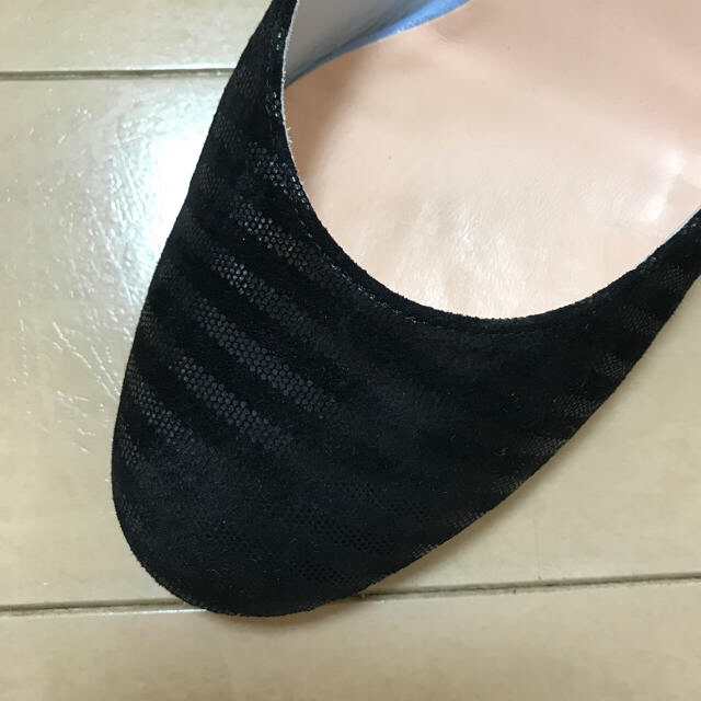 Odette e Odile(オデットエオディール)のユナイテッドアローズ パンプス 黒 ゴージャス24センチ レディースの靴/シューズ(ハイヒール/パンプス)の商品写真