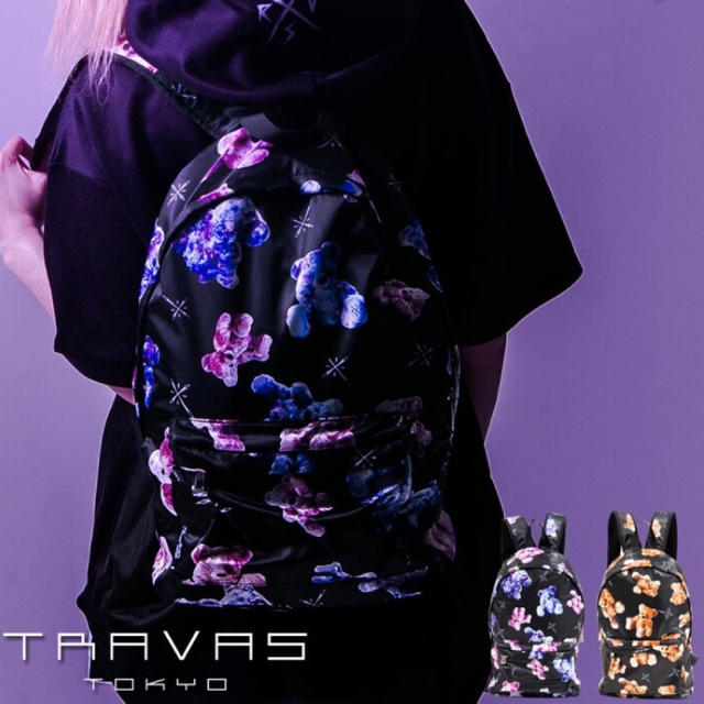 FUGA - TRAVAS TOKYO トラバストーキョー くま総柄リュックの通販 by \チャコ／'s shop｜フーガならラクマ