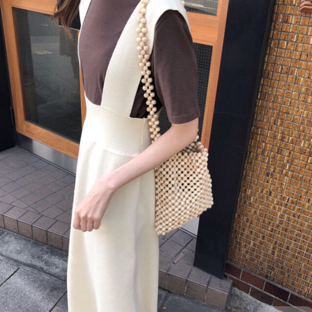 TODAYFUL(トゥデイフル)のponpon  handmade wood bag ハンドメイドのファッション小物(バッグ)の商品写真