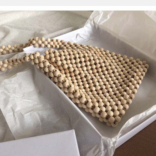 TODAYFUL(トゥデイフル)のponpon  handmade wood bag ハンドメイドのファッション小物(バッグ)の商品写真