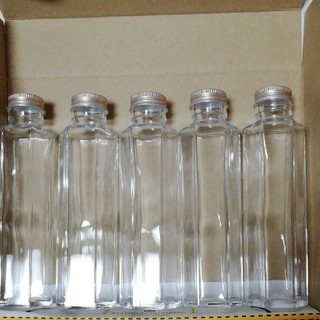 ハーバリウム瓶、六角瓶150ml  5本セット(その他)