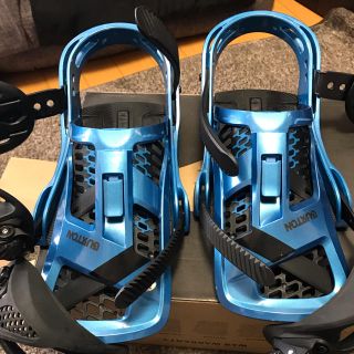 バートン(BURTON)のburton genesis 2016 blue サイズM(バインディング)