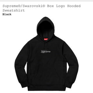 シュプリーム(Supreme)のsupreme Swarovski Box Logo hooded XL (パーカー)