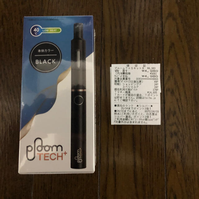 【新品未開封】Ploom TECH+（プルームテックプラス）黒