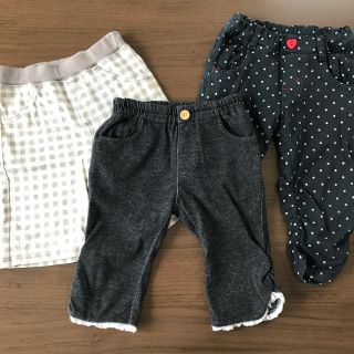 ユニクロ(UNIQLO)のハーフパンツセット100センチ(パンツ/スパッツ)