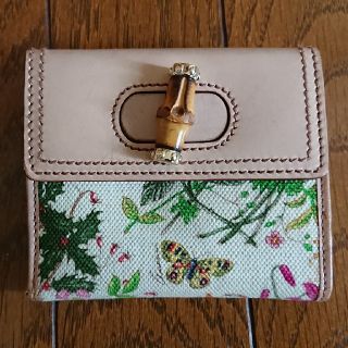 グッチ(Gucci)のGUCCI バンブー二つ折り財布(財布)