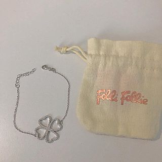 フォリフォリ(Folli Follie)のフォリフォリ ☆ クローバー ブレスレット 新品 silver925(ブレスレット/バングル)