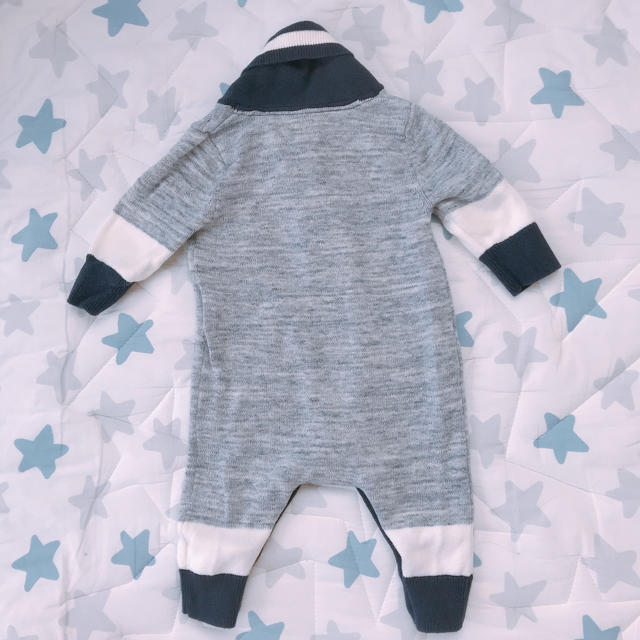 babyGAP(ベビーギャップ)のGAP ニットロンパース キッズ/ベビー/マタニティのベビー服(~85cm)(ロンパース)の商品写真