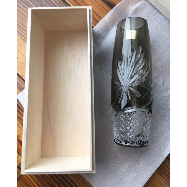 江戸切子 ガラス花瓶 インテリア/住まい/日用品のインテリア小物(花瓶)の商品写真