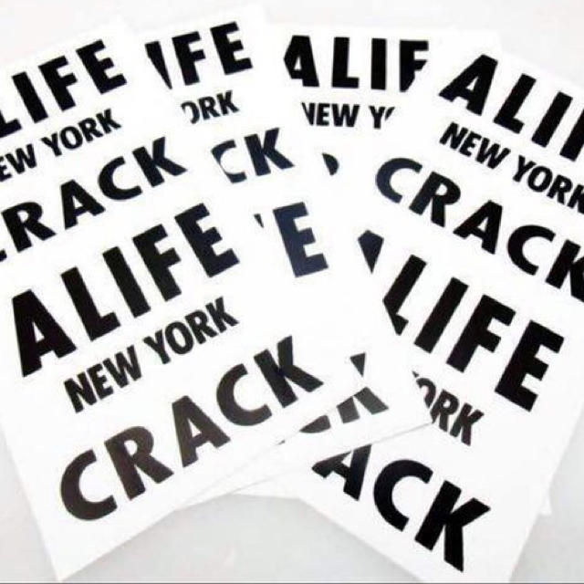 ALIFE(エーライフ)の■送料無料■【alife(エーライフ) CRACK　/BIGステッカー】 メンズのアクセサリー(その他)の商品写真