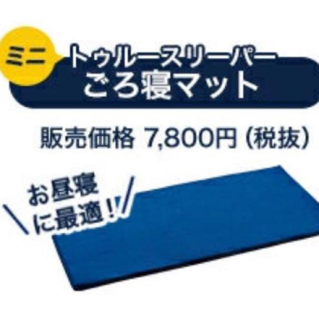 ☆送料込み★ ミニトゥルースリーパー ごろ寝マット　新品未開封