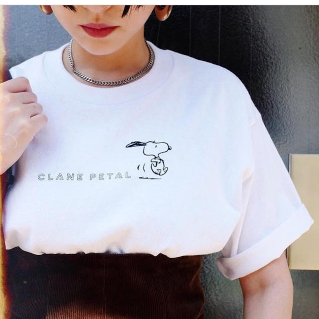 Ameri VINTAGE(アメリヴィンテージ)の clane クラネ ペタル Tシャツ レディースのトップス(Tシャツ(半袖/袖なし))の商品写真