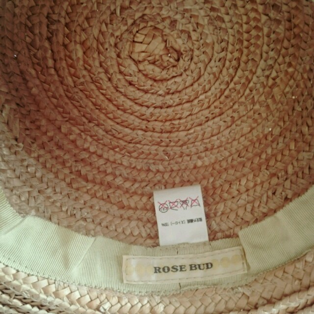 ROSE BUD(ローズバッド)のROSE BUT♡カンカン帽 レディースの帽子(麦わら帽子/ストローハット)の商品写真