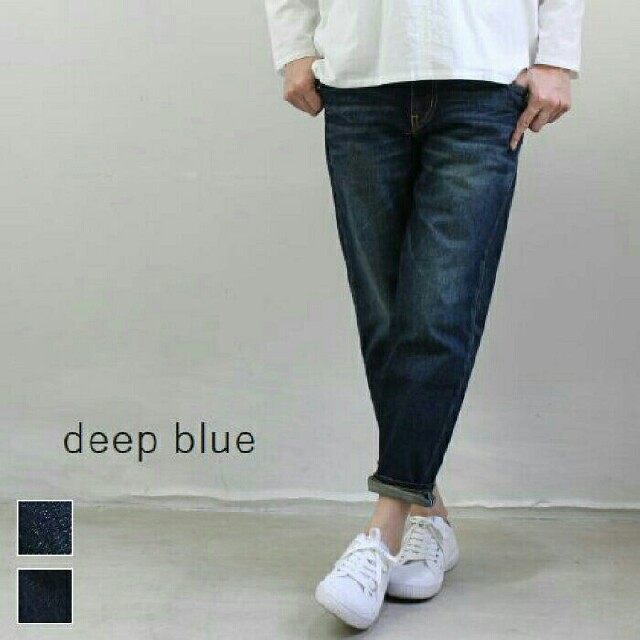 Deep Blueアンクルテーパード ボーイフレンドデニム 日本製￥15,120