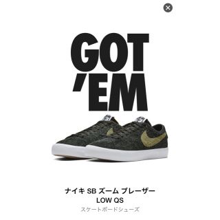 ステューシー(STUSSY)の【ゴリラ様専用】STUSSY × NIKE SB ZOOM BLAZER LOW(スニーカー)