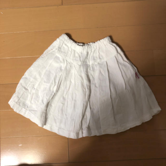 hakka kids(ハッカキッズ)のhakka kids 白スカート 120 キッズ/ベビー/マタニティのキッズ服女の子用(90cm~)(スカート)の商品写真