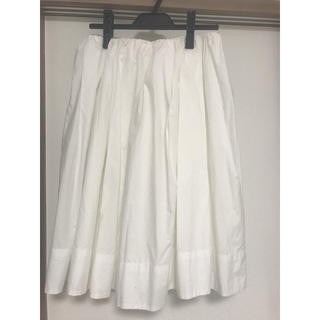 ラボラトリーワーク(LABORATORY WORK)の白スカート(ひざ丈スカート)
