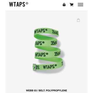 WTAPS 19ss WEBB 01 / BELT. ACRYLIC ベルト