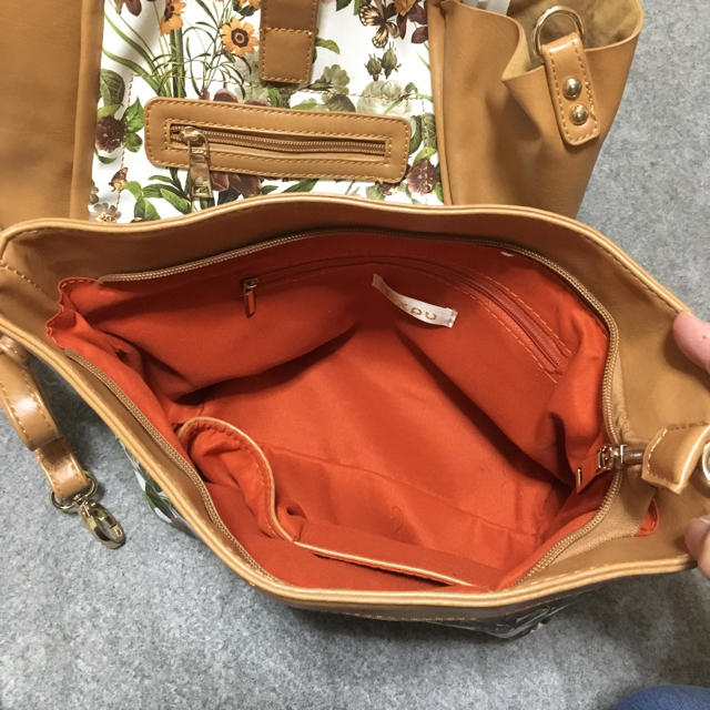 ROSE BUD(ローズバッド)の新品 ボタニカル柄 バッグインバッグ  レディースのバッグ(ハンドバッグ)の商品写真