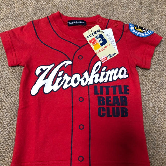 LITTLE BEAR CLUB(リトルベアークラブ)のカープ キッズ リトルベア 80 Tシャツ キッズ/ベビー/マタニティのベビー服(~85cm)(Ｔシャツ)の商品写真