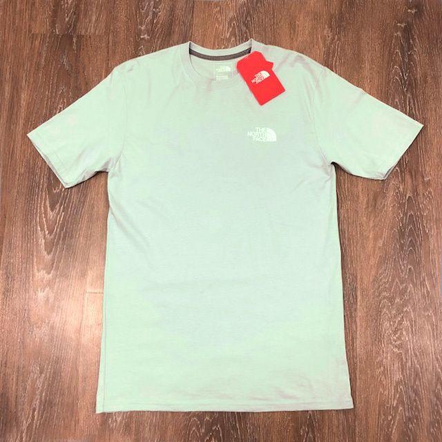 THE NORTH FACE(ザノースフェイス)のノースフェイス ボックスロゴ 半袖Tシャツ(XXL)緑 180902 メンズのトップス(Tシャツ/カットソー(半袖/袖なし))の商品写真