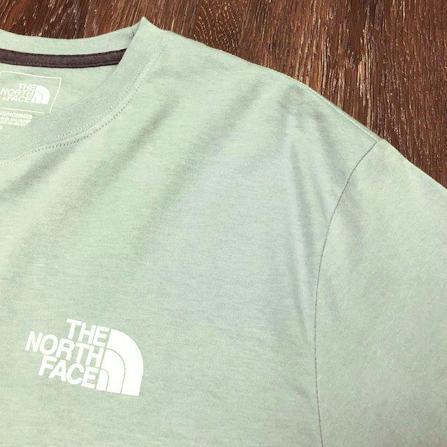 THE NORTH FACE(ザノースフェイス)のノースフェイス ボックスロゴ 半袖Tシャツ(XXL)緑 180902 メンズのトップス(Tシャツ/カットソー(半袖/袖なし))の商品写真